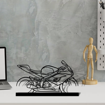 gsx-r-1000 Silhouette Metal Art Stand - Tinvibe
