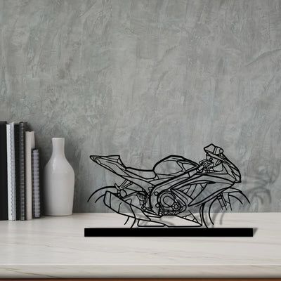 gsx-r Silhouette Metal Art Stand - Tinvibe