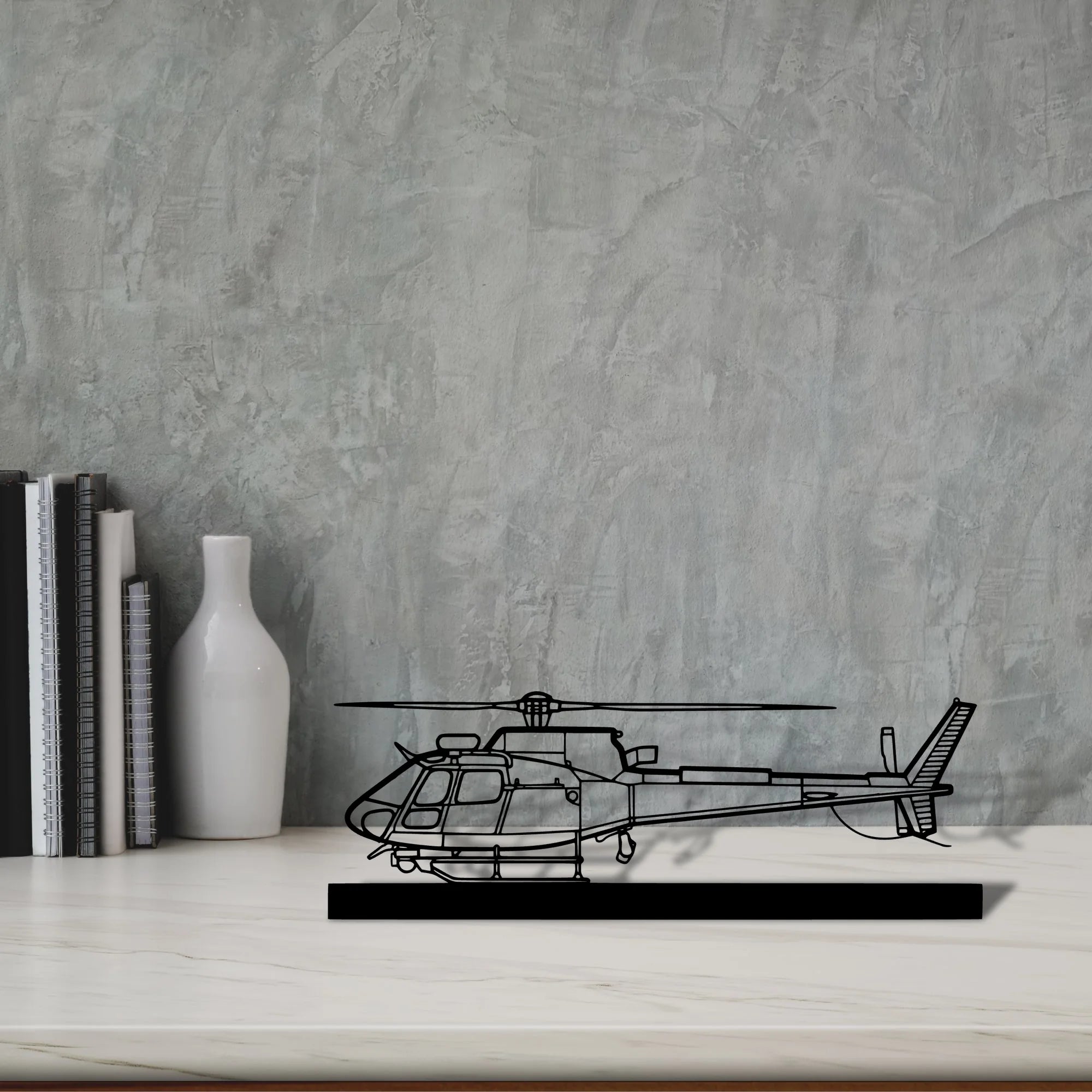 h125e Silhouette Metal Art Stand - Tinvibe