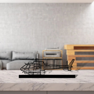 h125e Silhouette Metal Art Stand - Tinvibe
