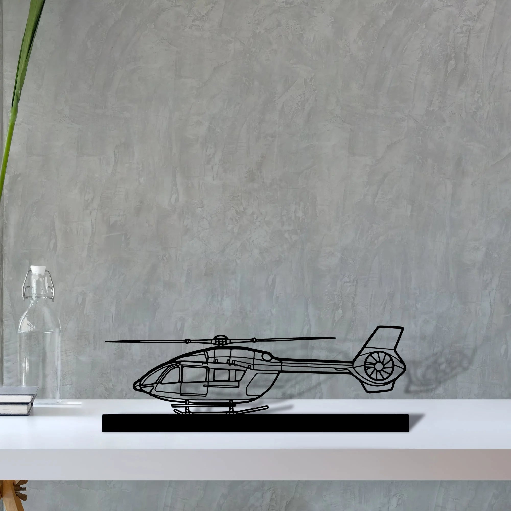 h145-4 Silhouette Metal Art Stand - Tinvibe