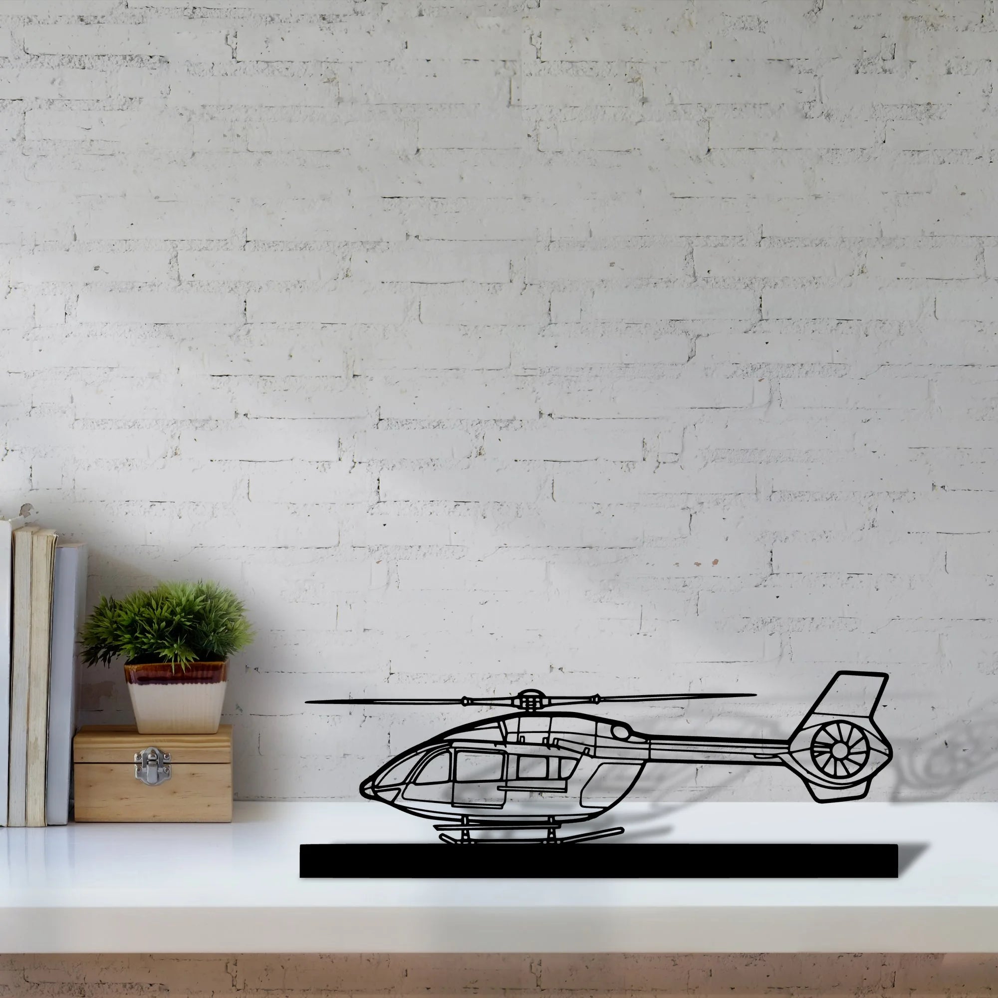 h145-4 Silhouette Metal Art Stand - Tinvibe
