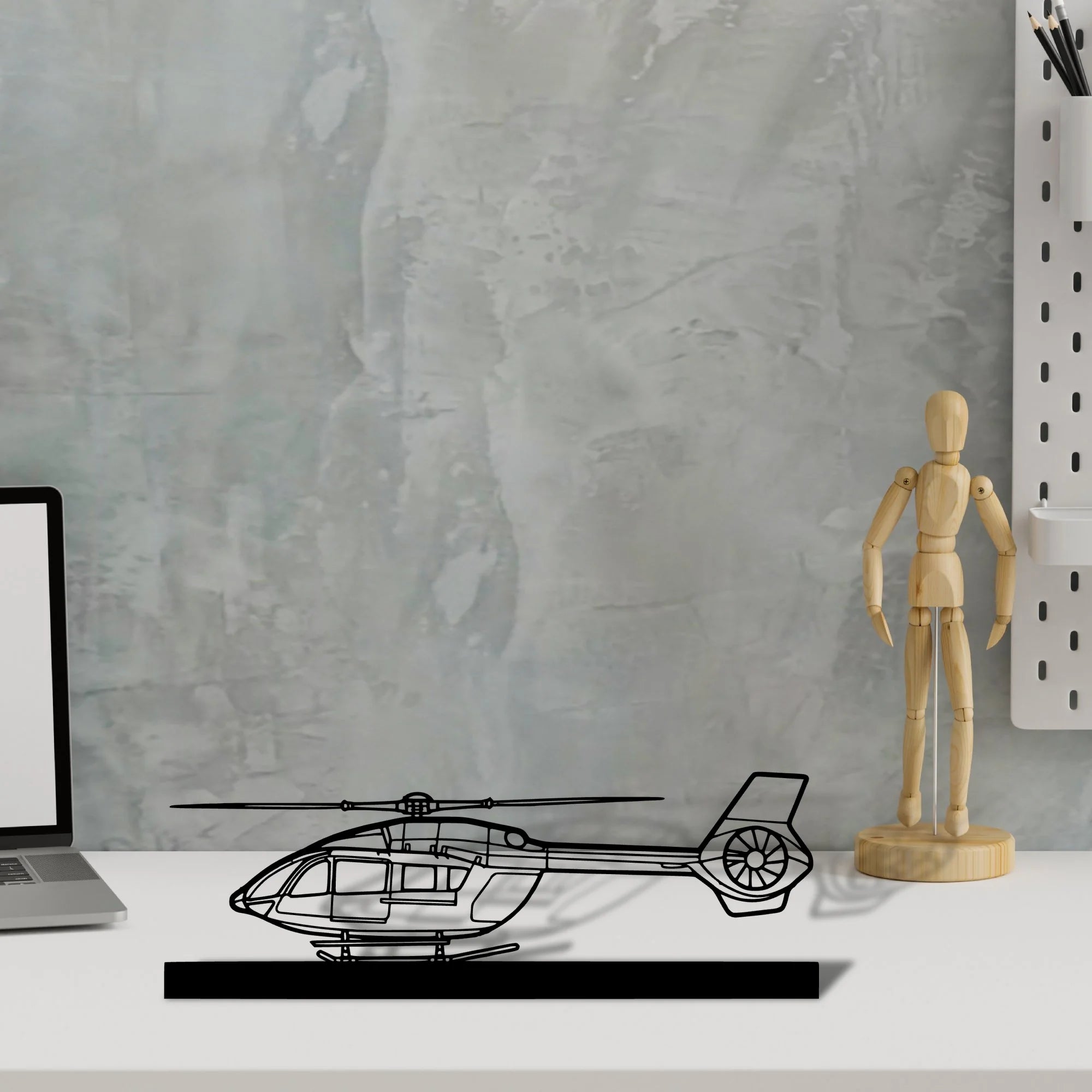 h145-4 Silhouette Metal Art Stand - Tinvibe