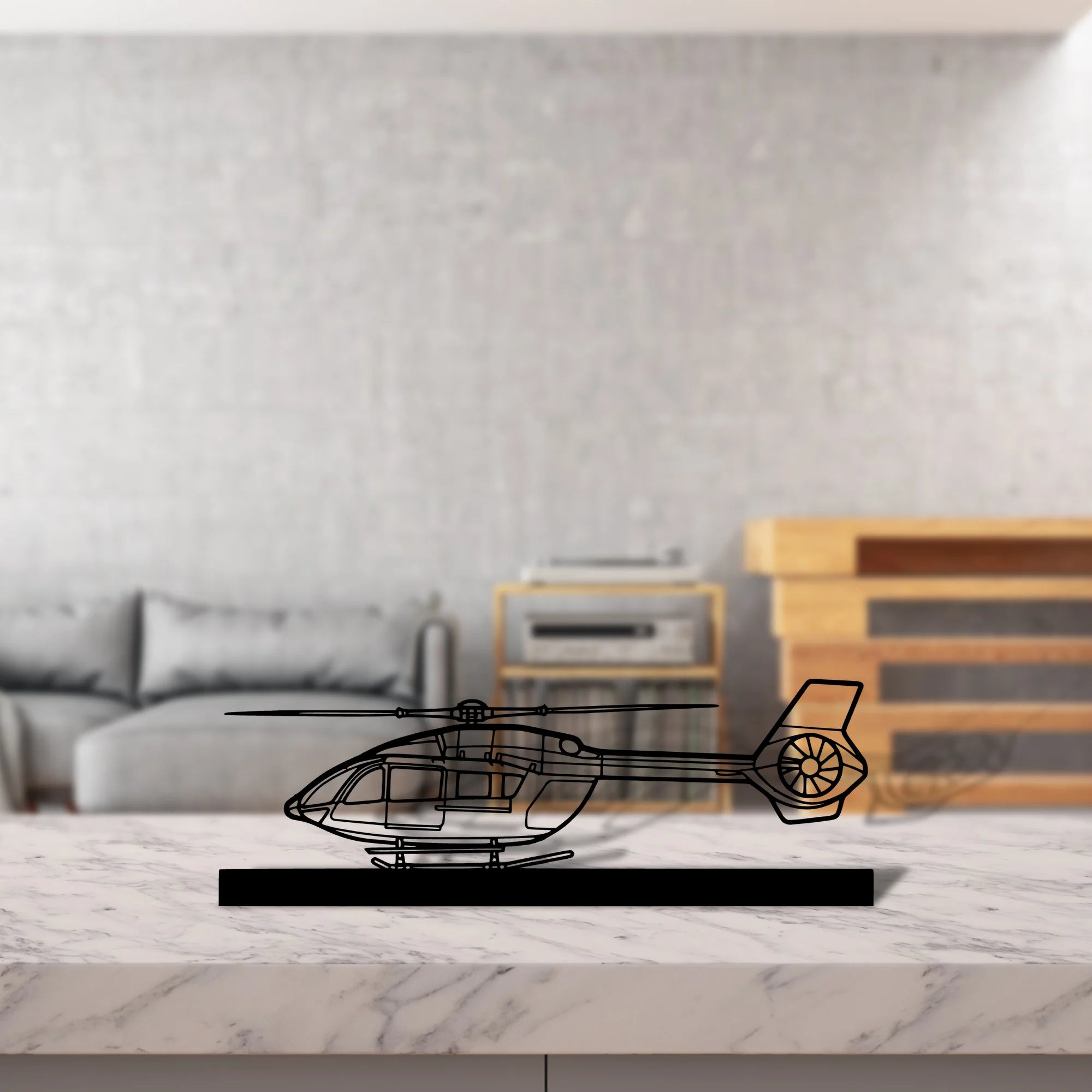 h145-4 Silhouette Metal Art Stand - Tinvibe