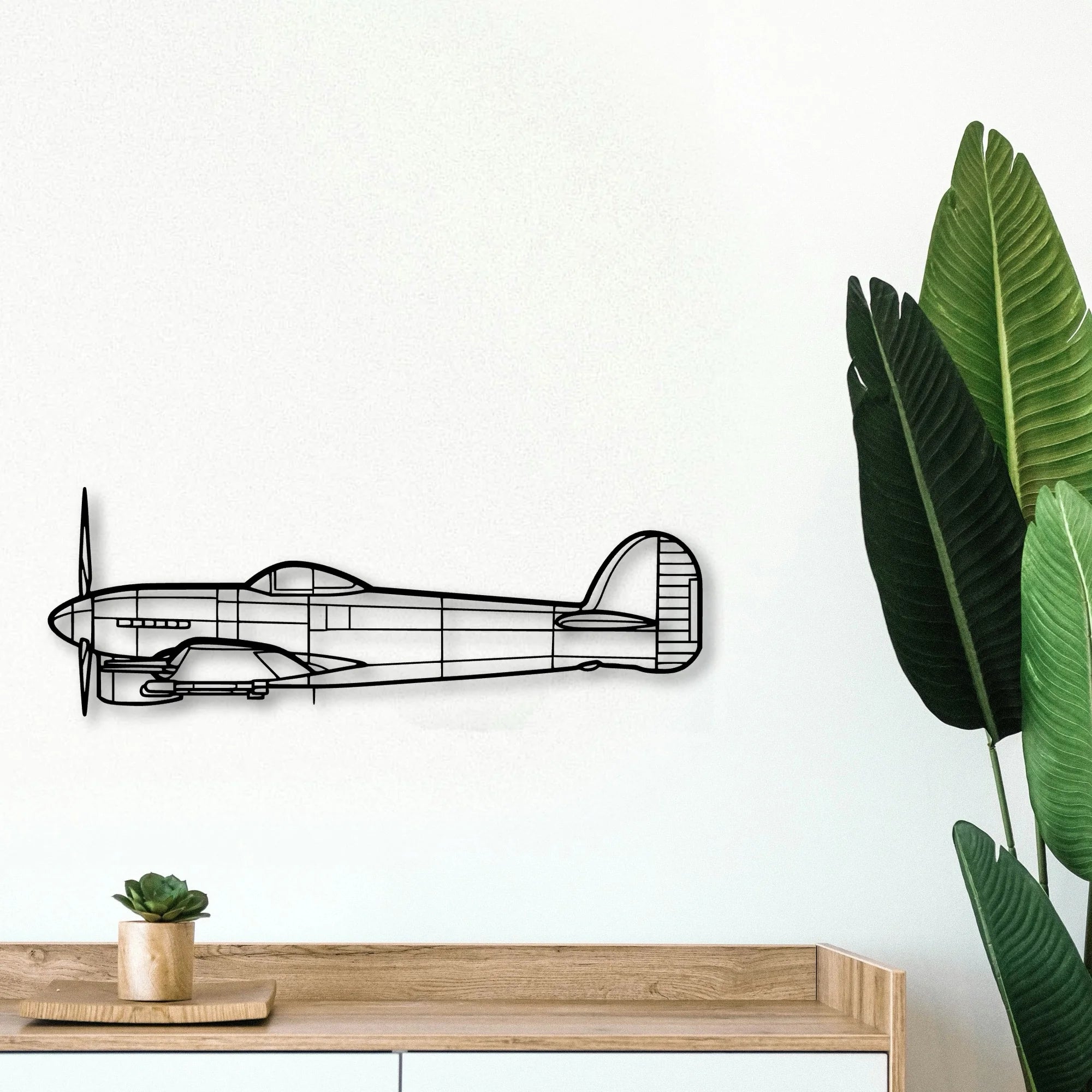 H145 Classic Aircraft Silhouette Metal Wall Art - Tinvibe