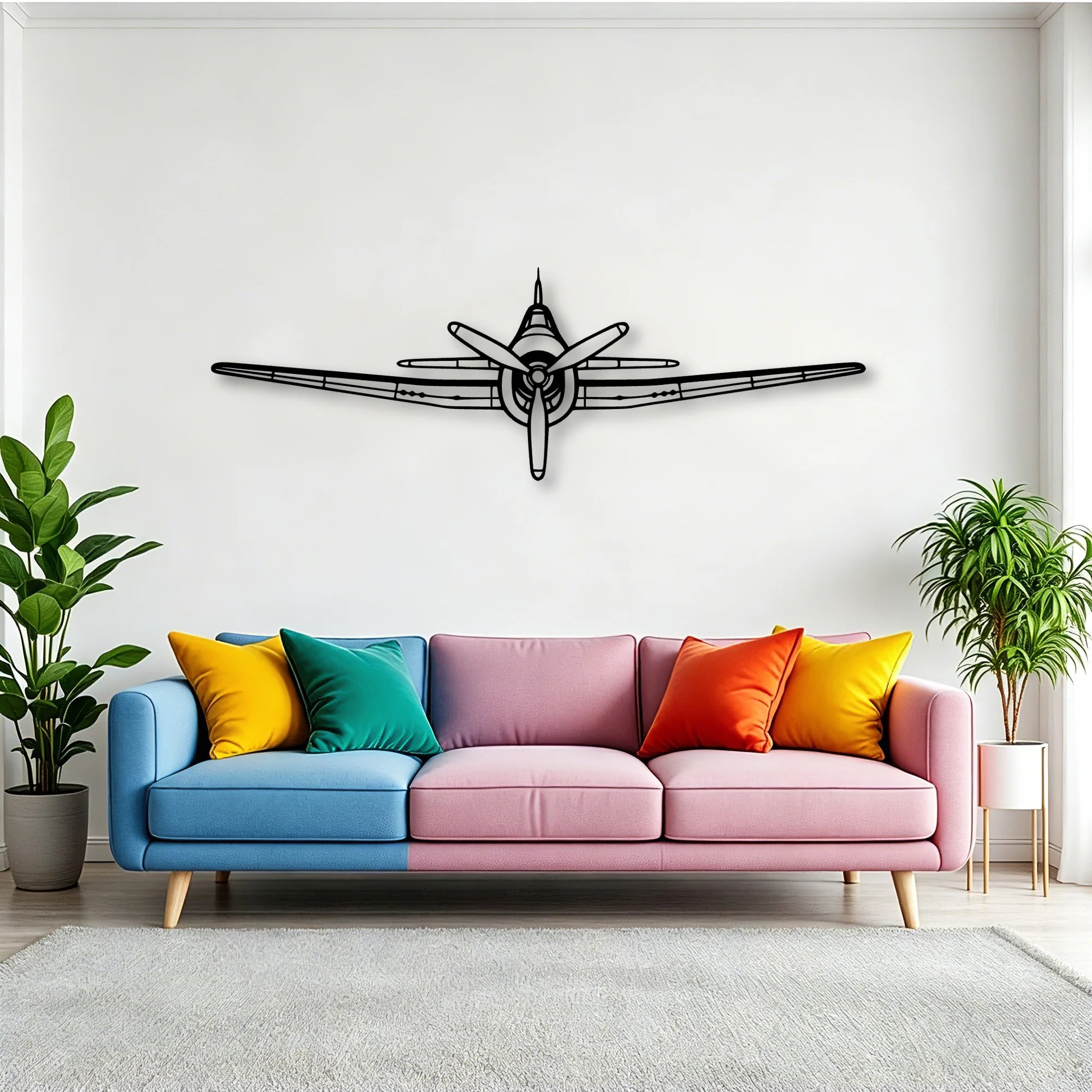 Hawker 400 Classic Aircraft Silhouette Metal Wall Art - Tinvibe