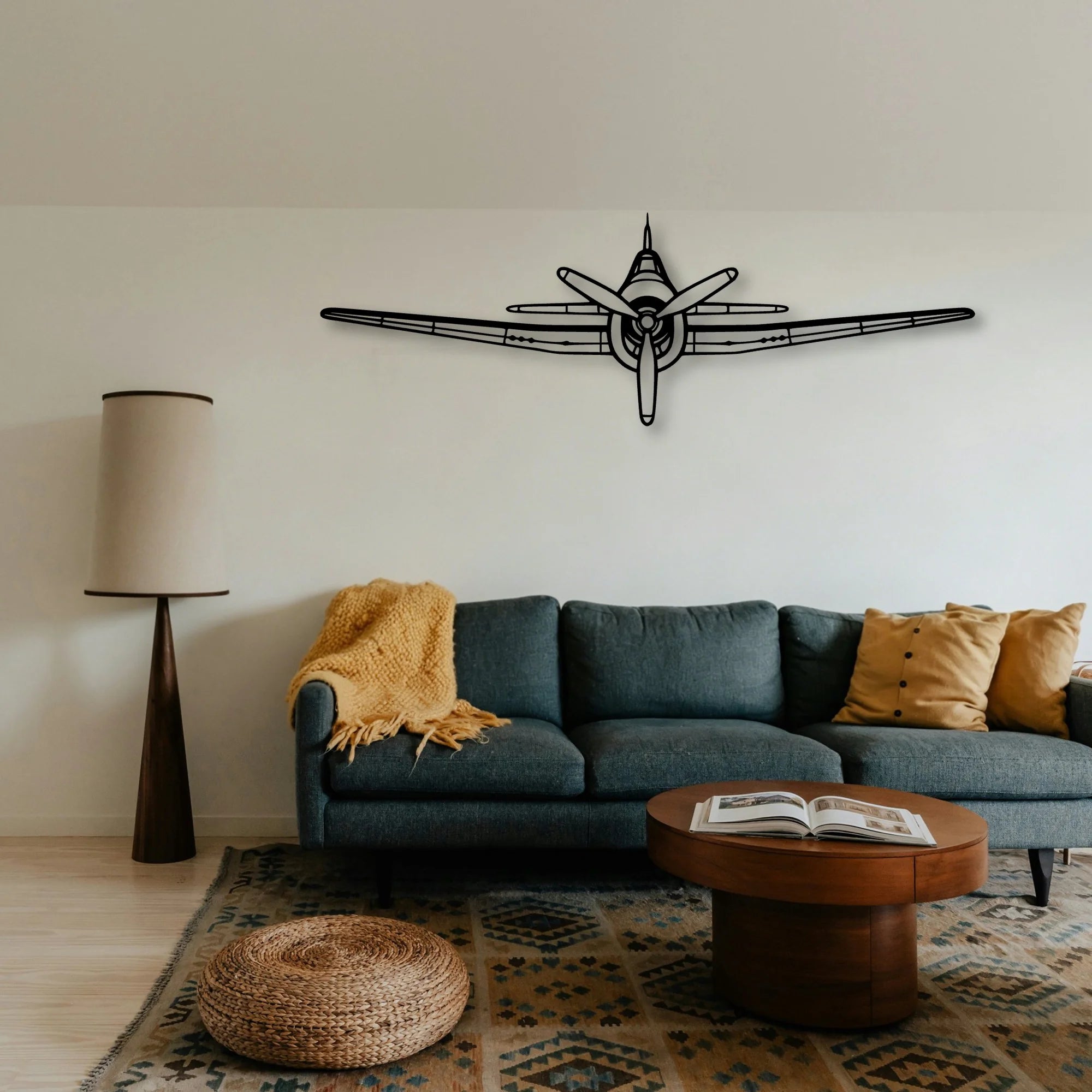 Hawker 400 Classic Aircraft Silhouette Metal Wall Art - Tinvibe