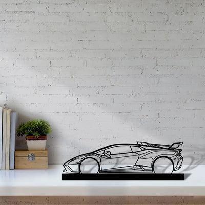 huracan-sto Silhouette Metal Art Stand - Tinvibe