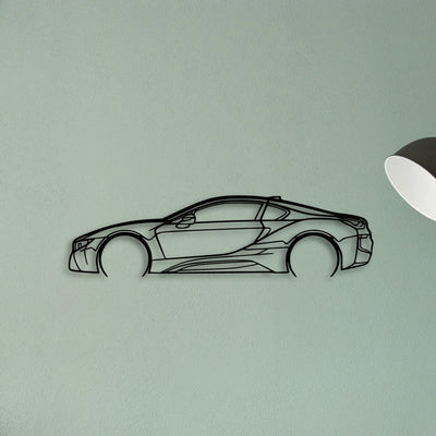 I8 2 Classic Silhouette Metal Wall Art - Tinvibe