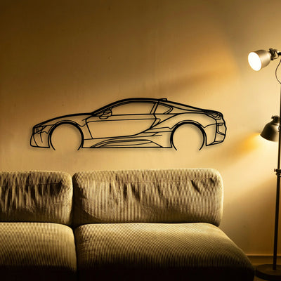 I8 2 Classic Silhouette Metal Wall Art - Tinvibe