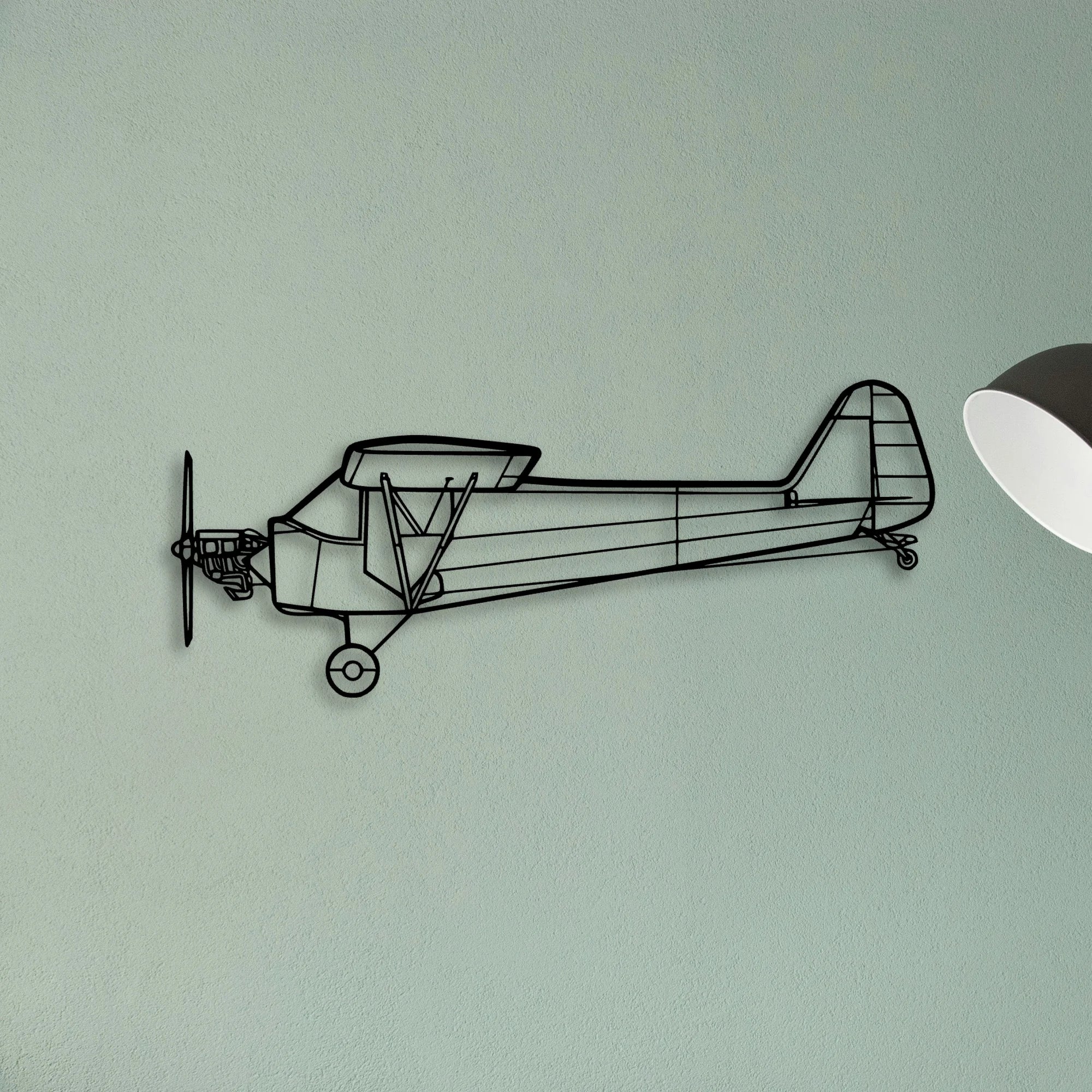 Jetstream 32 Classic Aircraft Silhouette Metal Wall Art - Tinvibe