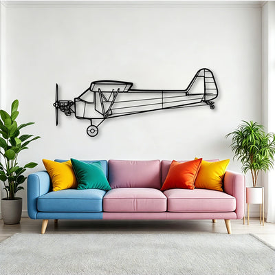 Jetstream 32 Classic Aircraft Silhouette Metal Wall Art - Tinvibe