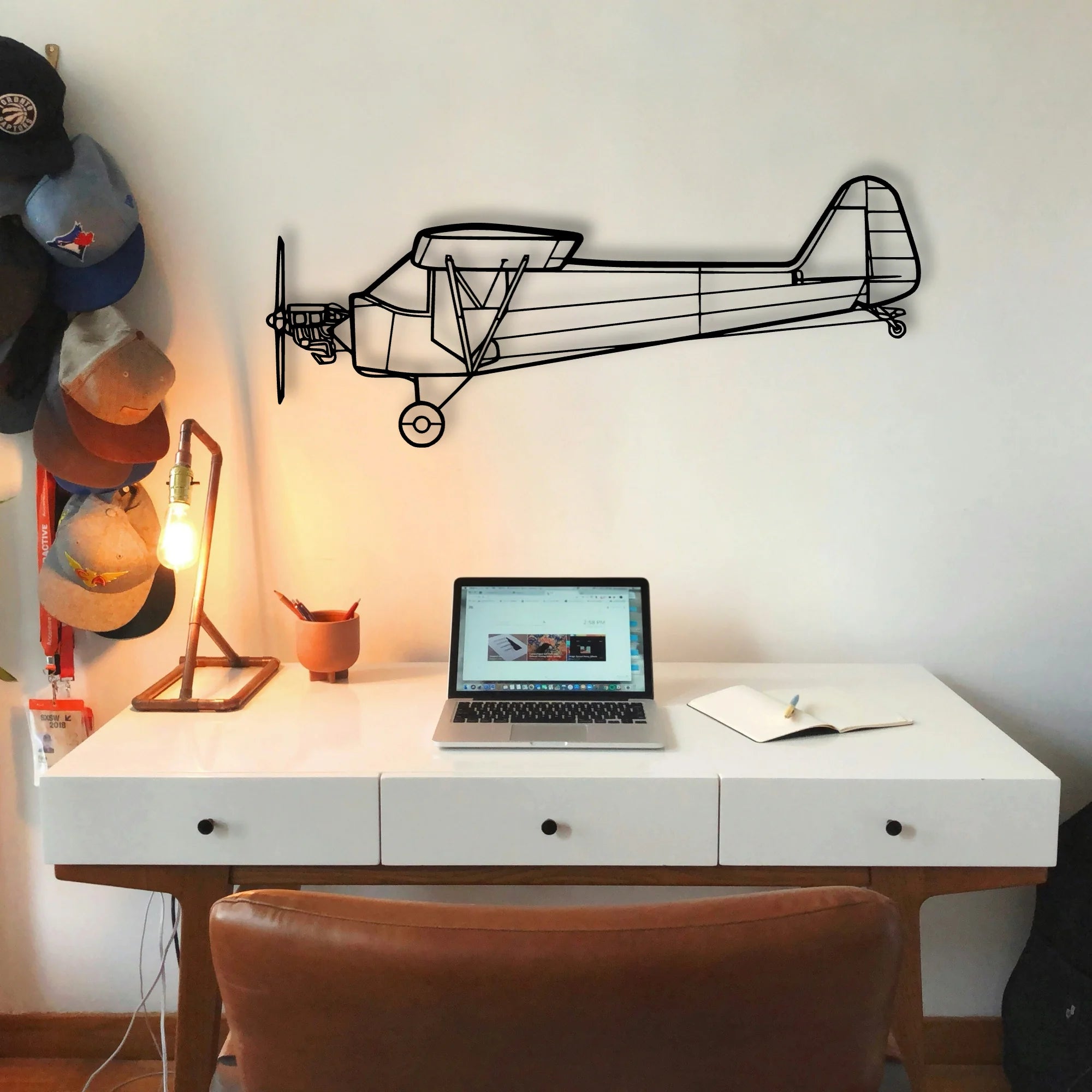 Jetstream 32 Classic Aircraft Silhouette Metal Wall Art - Tinvibe