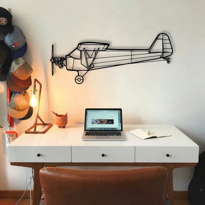 Jetstream 32 Classic Aircraft Silhouette Metal Wall Art - Tinvibe