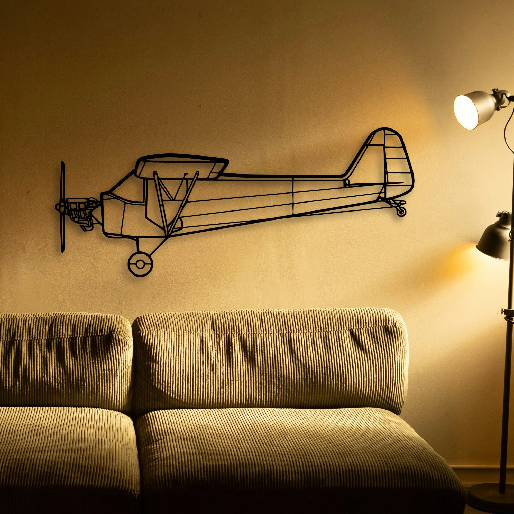 Jetstream 32 Classic Aircraft Silhouette Metal Wall Art - Tinvibe