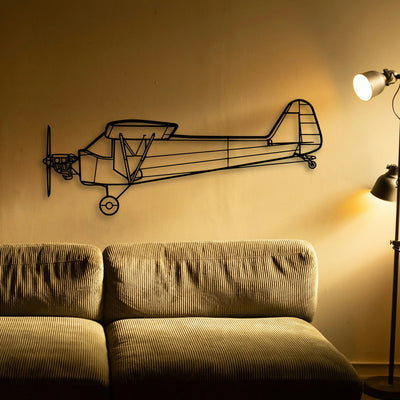 Jetstream 32 Classic Aircraft Silhouette Metal Wall Art - Tinvibe