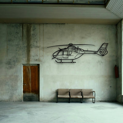 Juno HT1 Classic Aircraft Silhouette Metal Wall Art - Tinvibe
