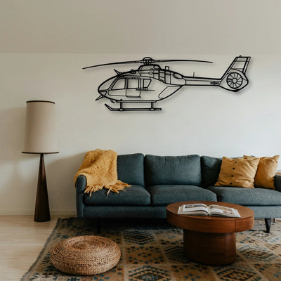 Juno HT1 Classic Aircraft Silhouette Metal Wall Art - Tinvibe
