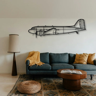 Kc 135R Stratotanker Classic Aircraft Silhouette Metal Wall Art - Tinvibe