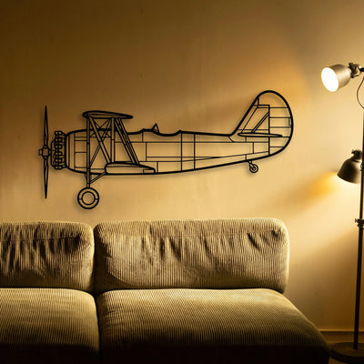 Kc 46 Classic Aircraft Silhouette Metal Wall Art - Tinvibe