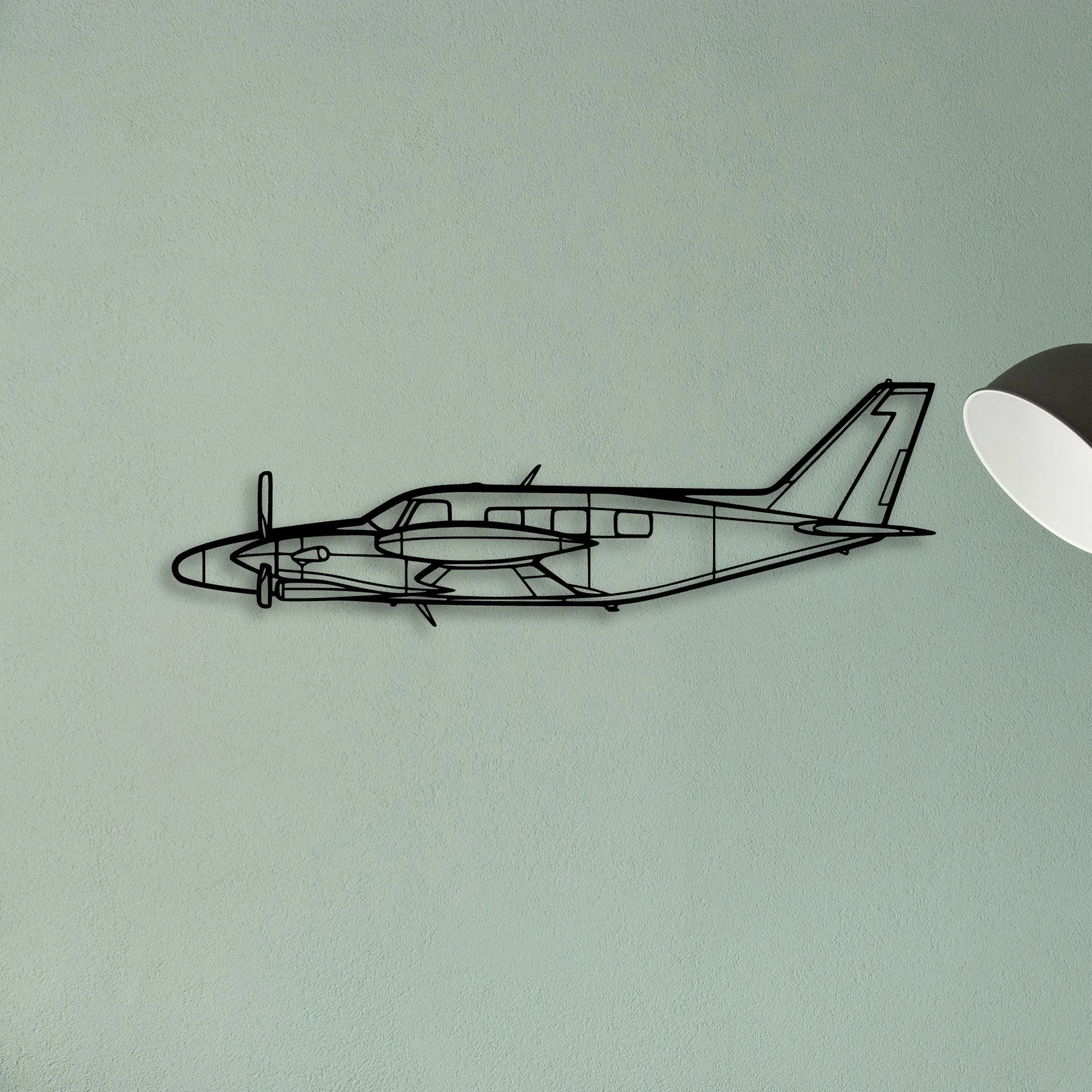 King Air C90 Gtx Classic Aircraft Silhouette Metal Wall Art - Tinvibe