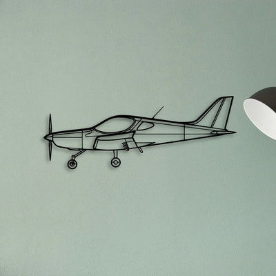 King Air C90A Classic Aircraft Silhouette Metal Wall Art - Tinvibe