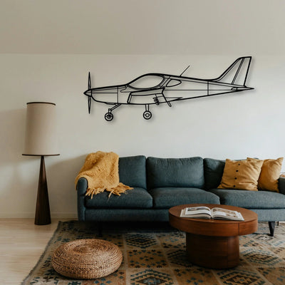 King Air C90A Classic Aircraft Silhouette Metal Wall Art - Tinvibe