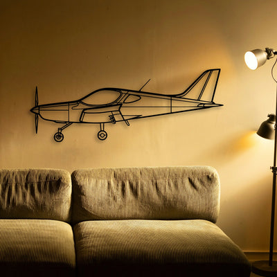 King Air C90A Classic Aircraft Silhouette Metal Wall Art - Tinvibe