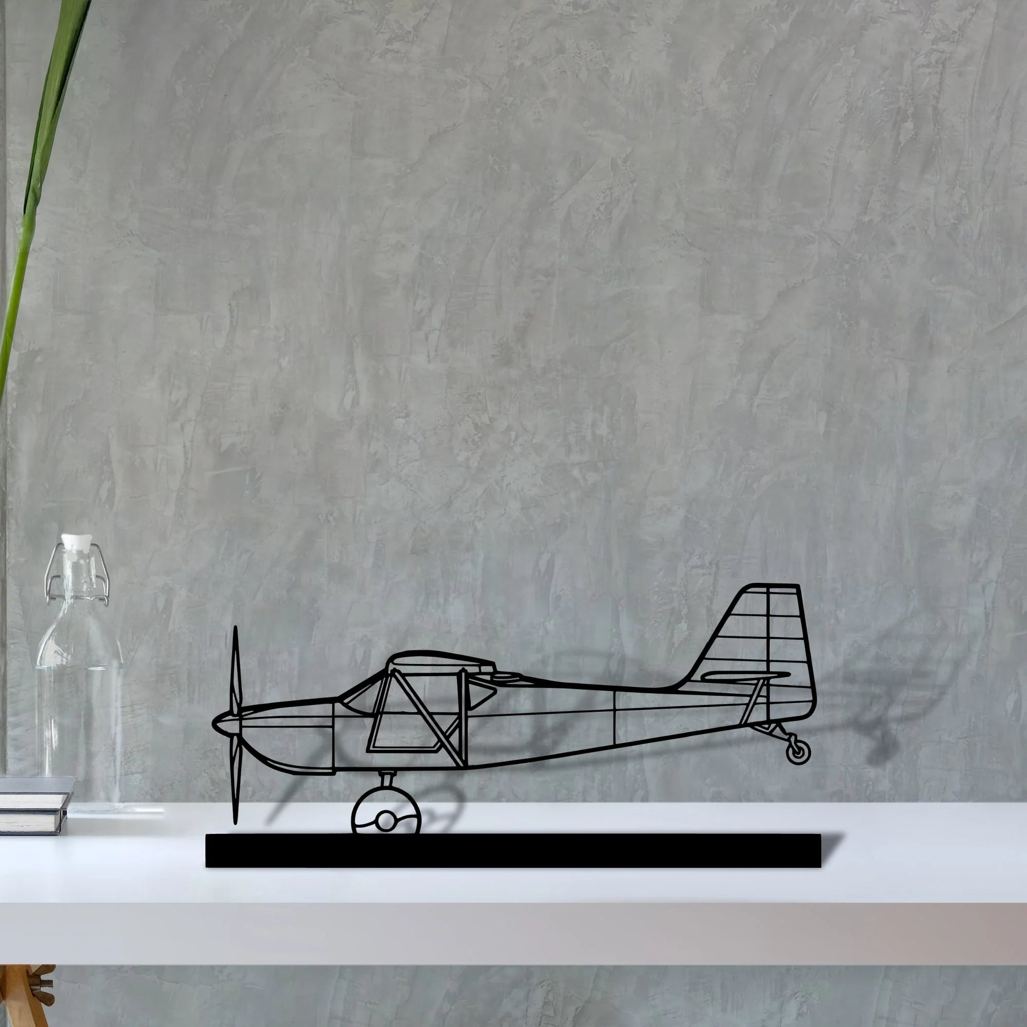 kitfox-5-2 Silhouette Metal Art Stand - Tinvibe