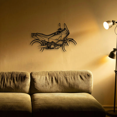 Ktm 990 Classic Motorcycle Silhouette Metal Wall Art - Tinvibe