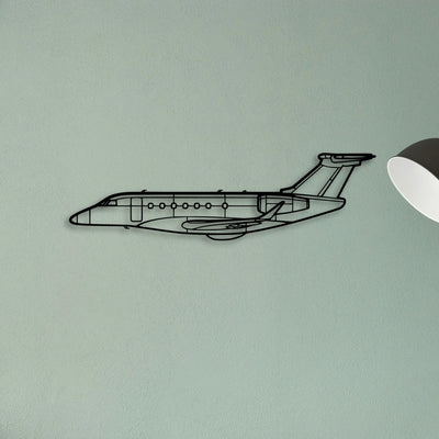Lancair Iv P Classic Aircraft Silhouette Metal Wall Art - Tinvibe