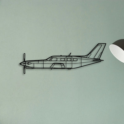 Lancaster Mk I Classic Aircraft Silhouette Metal Wall Art - Tinvibe