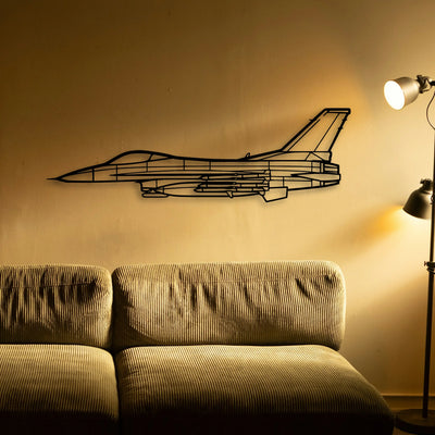 Lgm 35 Sentinel Classic Aircraft Silhouette Metal Wall Art - Tinvibe
