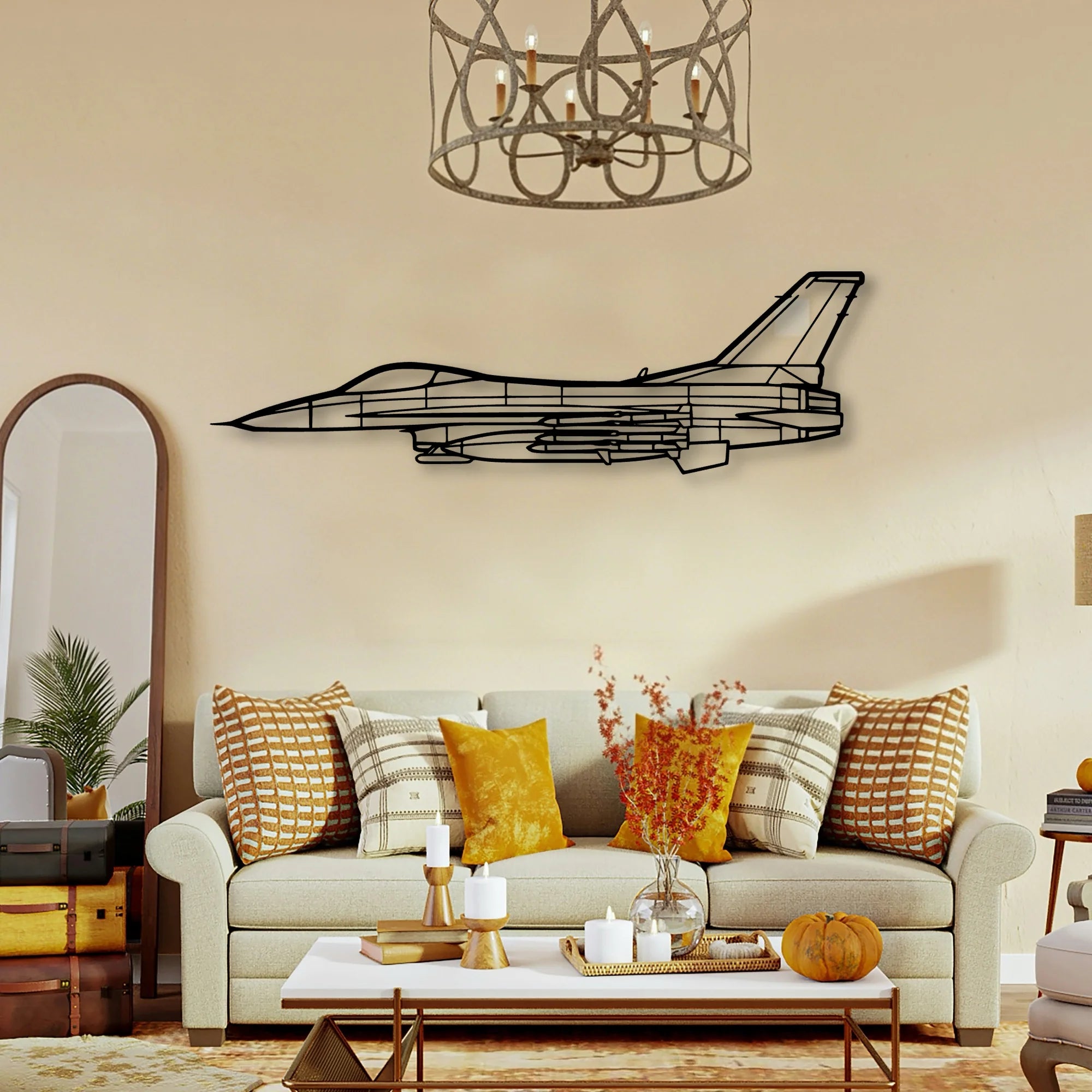 Lgm 35 Sentinel Classic Aircraft Silhouette Metal Wall Art - Tinvibe
