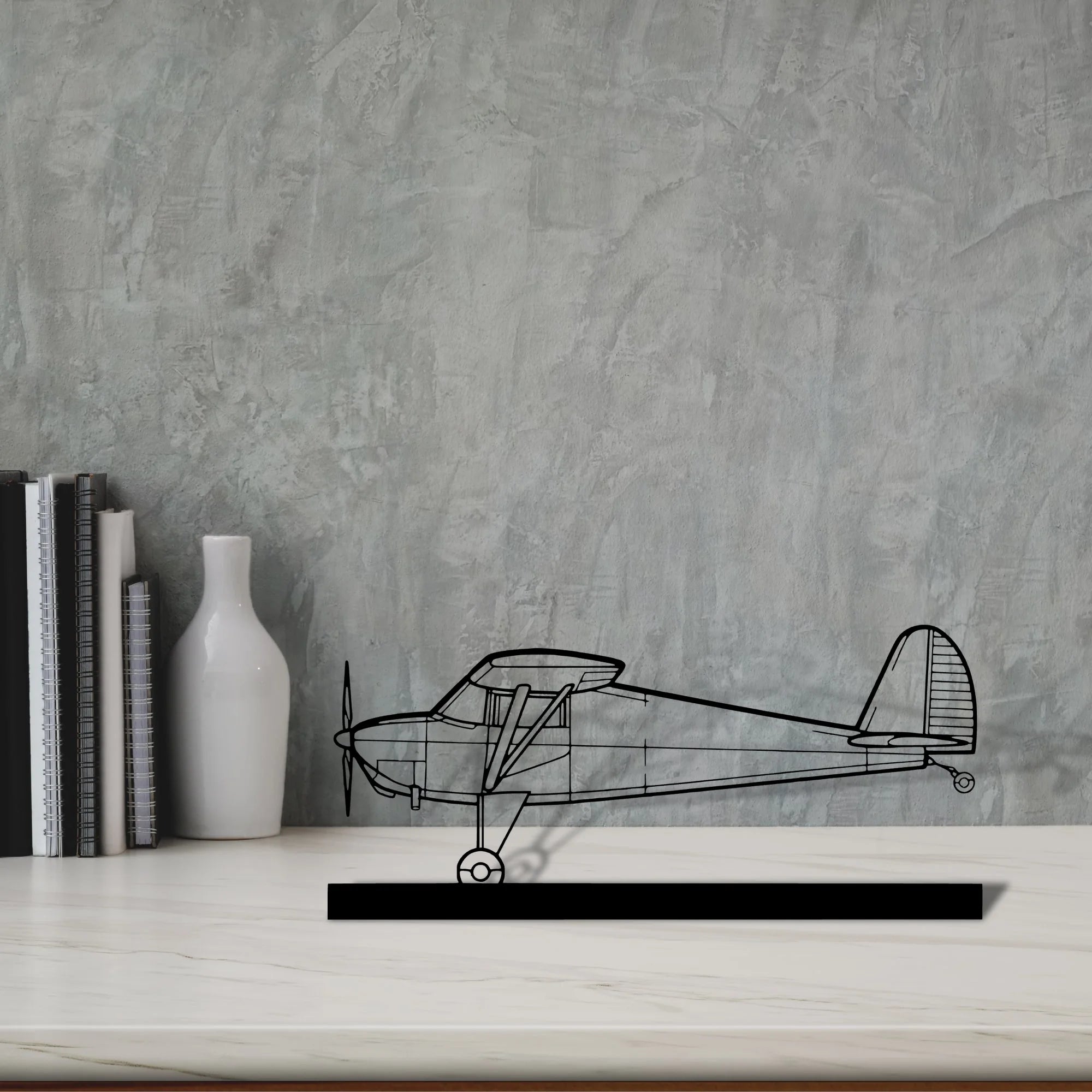 luscombe-8a Silhouette Metal Art Stand - Tinvibe