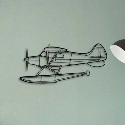 M 4 Classic Aircraft Silhouette Metal Wall Art - Tinvibe