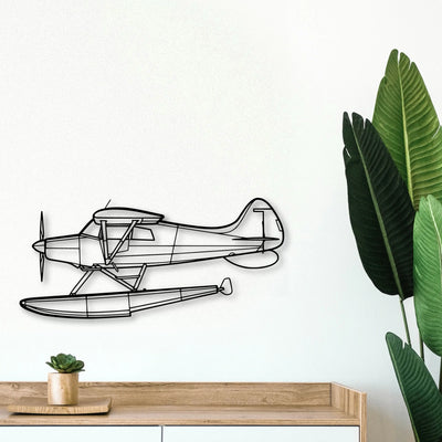 M 4 Classic Aircraft Silhouette Metal Wall Art - Tinvibe