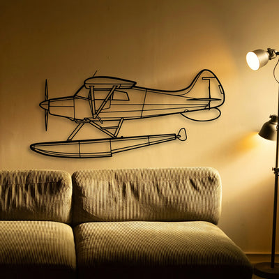 M 4 Classic Aircraft Silhouette Metal Wall Art - Tinvibe