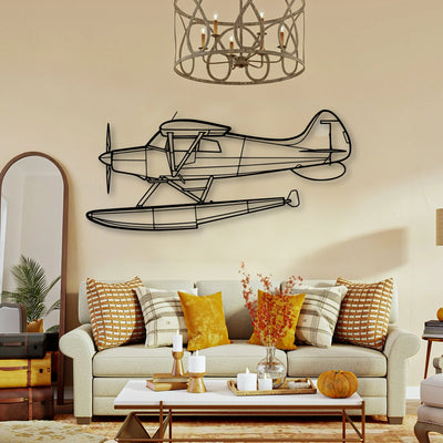 M 4 Classic Aircraft Silhouette Metal Wall Art - Tinvibe