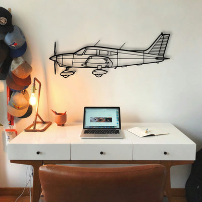 M20K Classic Aircraft Silhouette Metal Wall Art - Tinvibe