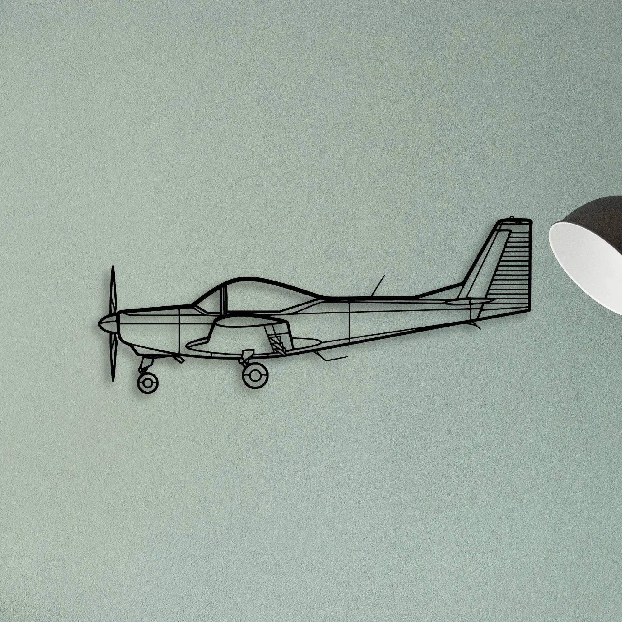 M20M Classic Aircraft Silhouette Metal Wall Art - Tinvibe