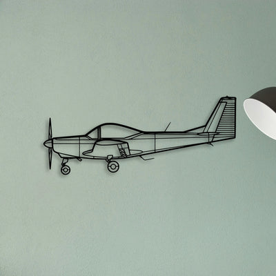 M20M Classic Aircraft Silhouette Metal Wall Art - Tinvibe