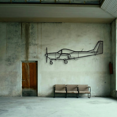 M20M Classic Aircraft Silhouette Metal Wall Art - Tinvibe