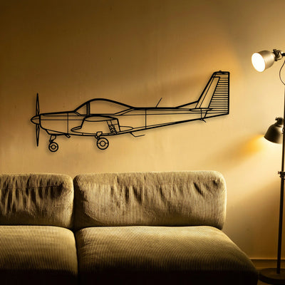 M20M Classic Aircraft Silhouette Metal Wall Art - Tinvibe