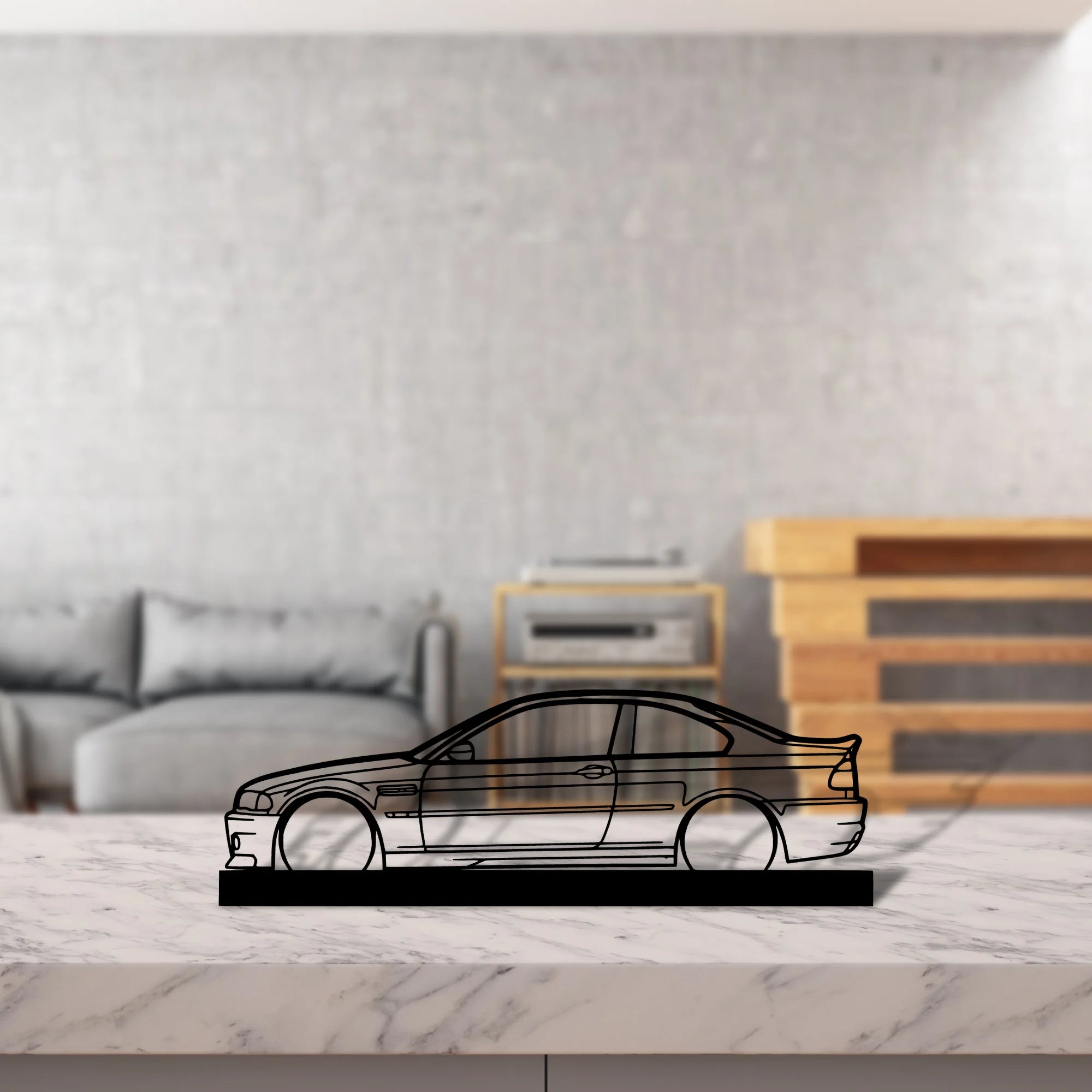 m3-e46-csl Silhouette Metal Art Stand - Tinvibe