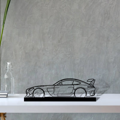 mercedes-amg-gt-black-series Silhouette Metal Art Stand - Tinvibe