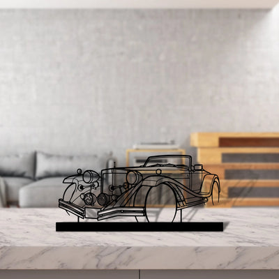 mercury-1977 Silhouette Metal Art Stand - Tinvibe