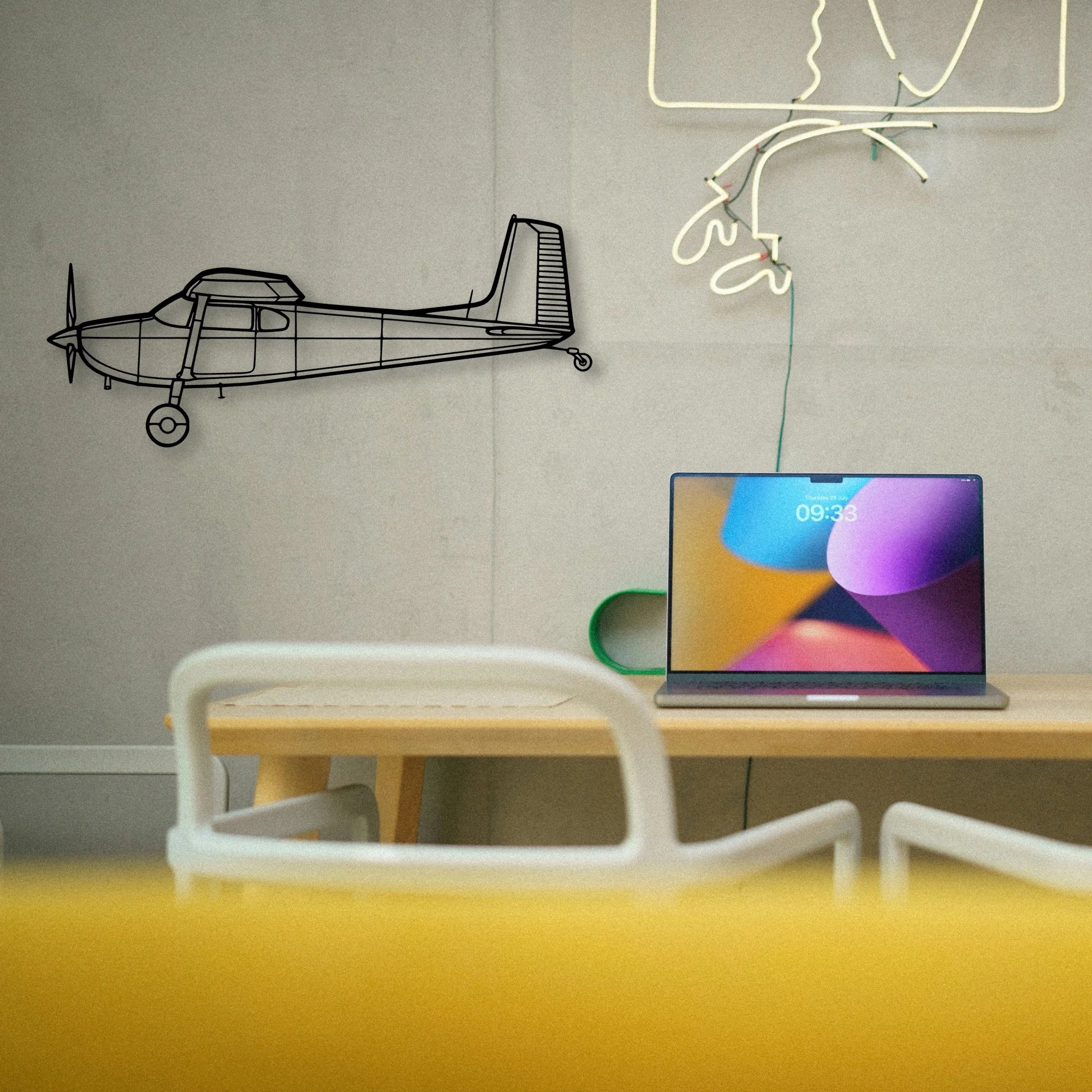 Mig 21 Classic Aircraft Silhouette Metal Wall Art - Tinvibe