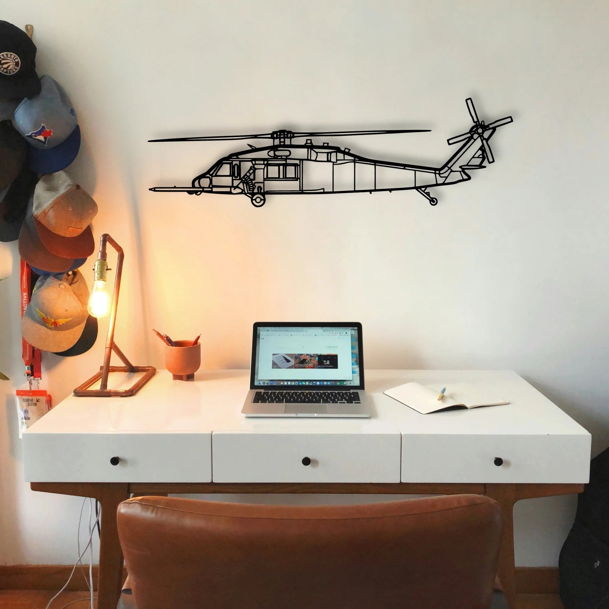 Model 18 Classic Aircraft Silhouette Metal Wall Art - Tinvibe
