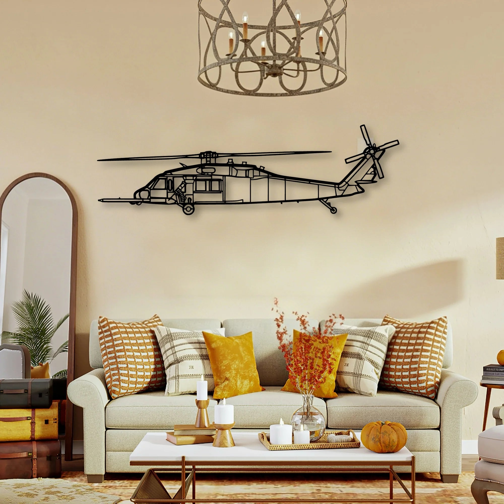 Model 18 Classic Aircraft Silhouette Metal Wall Art - Tinvibe